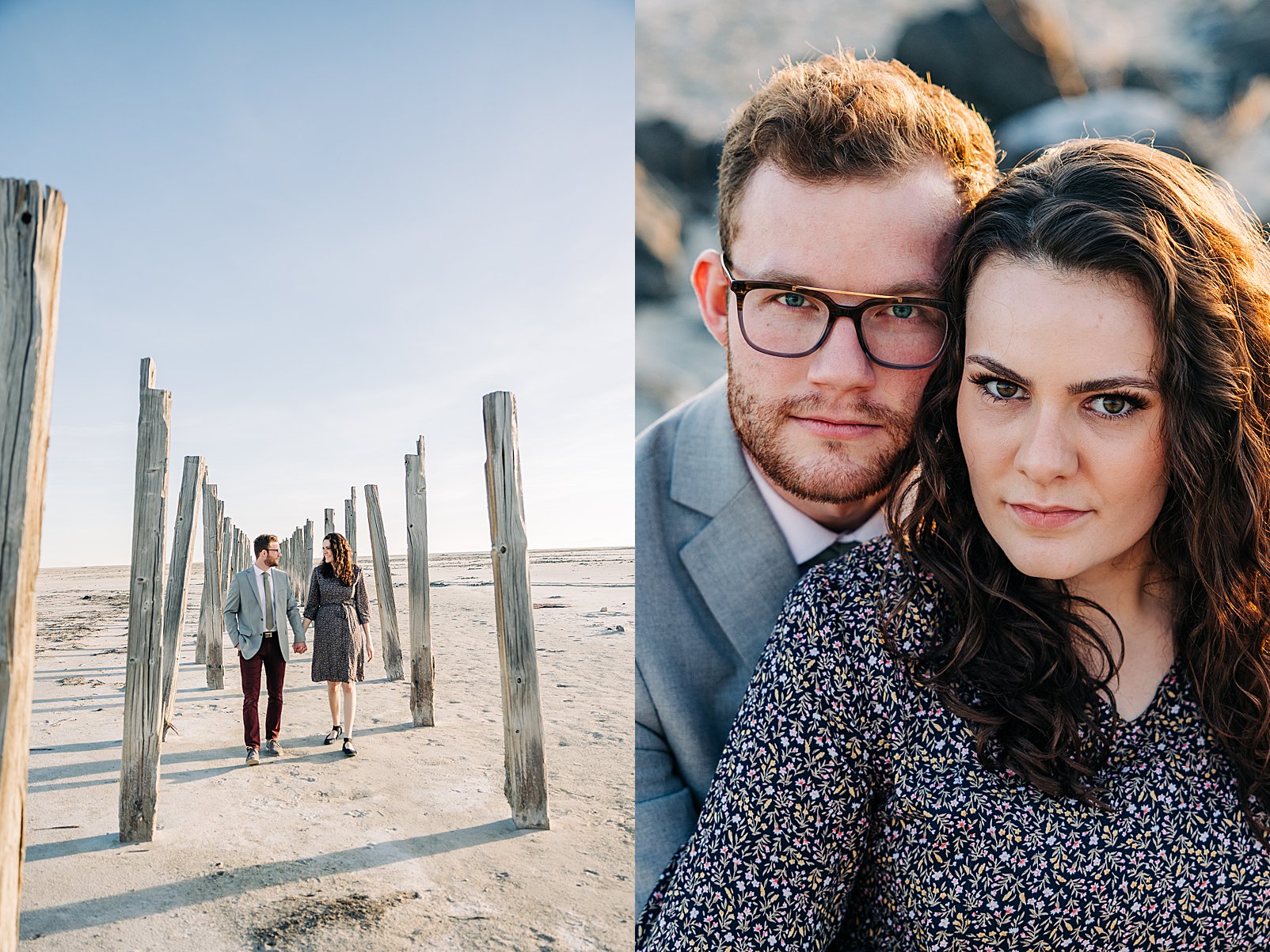 Spiral Jetty Engagement Pictures